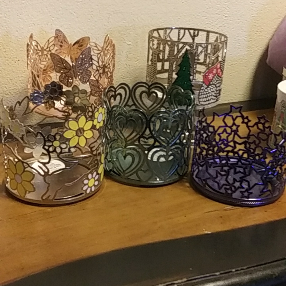 Bath and body works candle holdwrs